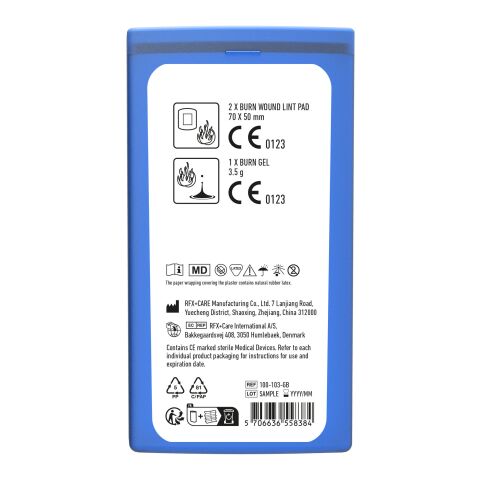 MiniKit Verbrennung transparent blau | Not applicable | ohne Werbeanbringung | Nicht verfügbar | Nicht verfügbar