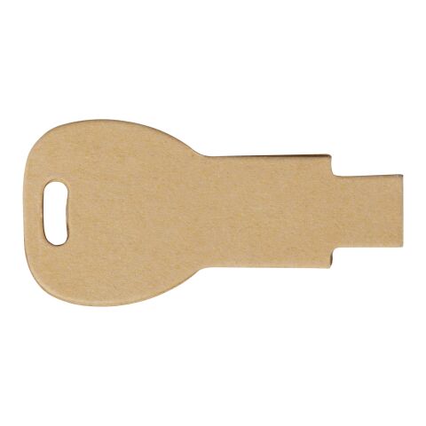 Schlüssel USB-Stick 2.0 aus recyceltem Papier Kraftpapier | 4 GB | ohne Werbeanbringung | Nicht verfügbar | Nicht verfügbar