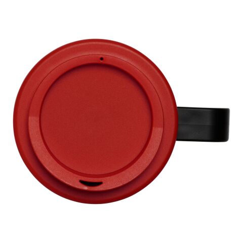 Brite-Ameriano® Grande 350 ml Isolierbecher schwarz-rot | ohne Werbeanbringung | Nicht verfügbar | Nicht verfügbar