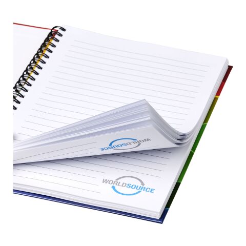 Wire-o gebundenes A5-Notizblock weiß | ohne Werbeanbringung | Nicht verfügbar | Nicht verfügbar