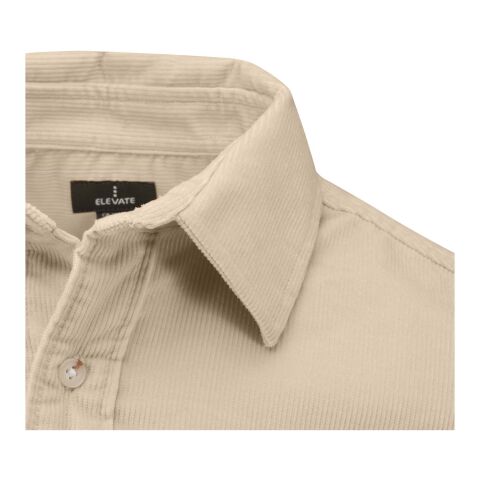 Alum Hemd aus Cord Unisex Oatmeal | XL | ohne Werbeanbringung | Nicht verfügbar | Nicht verfügbar