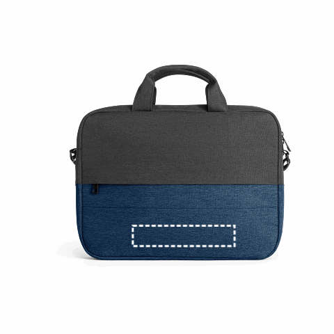 GENOA. Gepolsterte Laptoptasche aus hochdichtem, recyceltem 600D-Polyester 15“ Blau | ohne Werbeanbringung | Nicht verfügbar | Nicht verfügbar | Nicht verfügbar