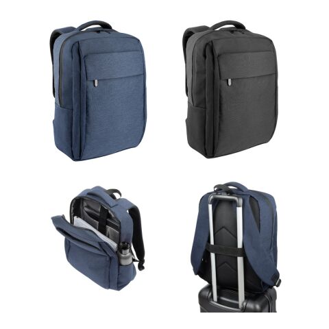 COVENTRY. Gepolsterter Laptop-Rucksack aus 300D recyceltem hochdichtem Polyester und 210D recyceltem Polyesterfutter 15.6&quot; anthrazit | ohne Werbeanbringung