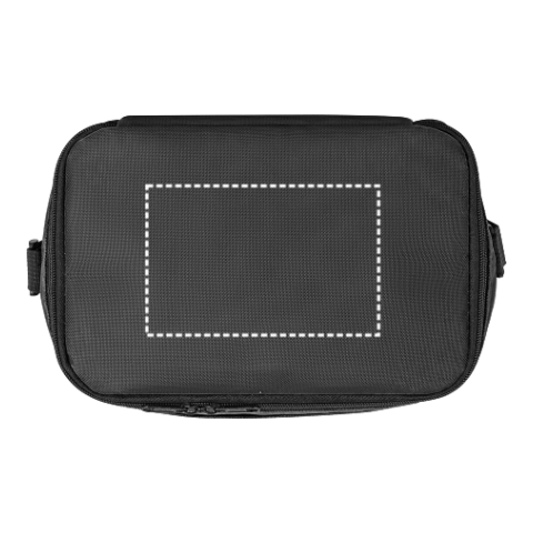 CANCUN. Kühltasche aus recyceltem 600D-Polyester mit verstellbarem Gurtband 7 L schwarz | ohne Werbeanbringung | Nicht verfügbar | Nicht verfügbar | Nicht verfügbar