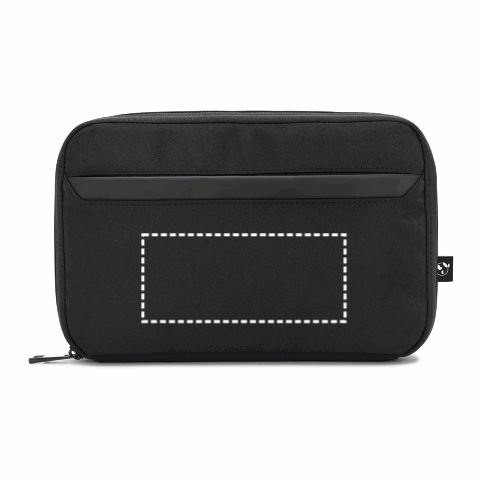 YANGON. Tasche mit wasserabweisender Beschichtung und recyceltem 600D-Polyester schwarz | ohne Werbeanbringung | Nicht verfügbar | Nicht verfügbar | Nicht verfügbar