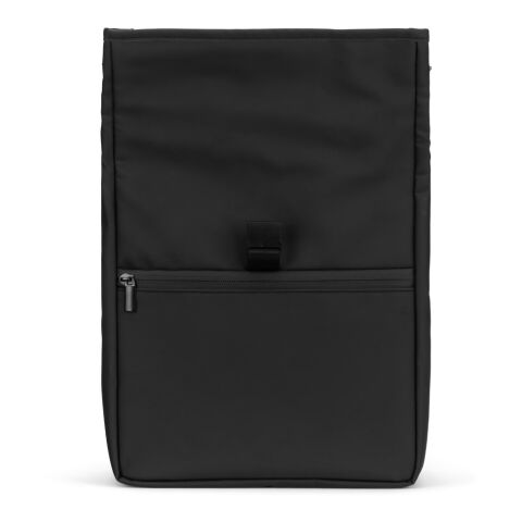 AZORES COOLER. PU-Thermotasche mit Rollverschluss und PEVA-Isolierung (7L) schwarz