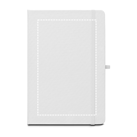 ANNE SUB. A5 Notizbuch aus recyceltem 300D-Polyester (100% rPET), ideal für die Sublimationspersonalisierung transparent klar | ohne Werbeanbringung | Nicht verfügbar | Nicht verfügbar | Nicht verfügbar