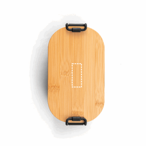 MAHLEB. Luftdichte PP-Box mit Bambusdeckel schwarz | ohne Werbeanbringung | Nicht verfügbar | Nicht verfügbar | Nicht verfügbar