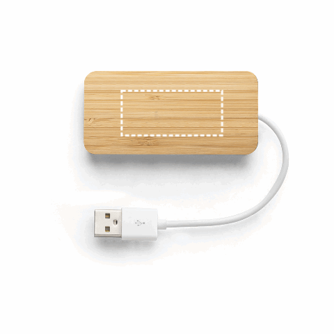 MOSER. HUB mit 2 USB-A und 1 USB-C Anschluss aus Bambus Natur | ohne Werbeanbringung | Nicht verfügbar | Nicht verfügbar | Nicht verfügbar