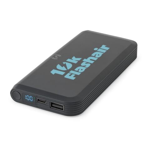 BECKER 10. 10'000 mAh Powerbank aus recyceltem ABS (100% rABS) mit 15W superschnellem kabellosem Ladegerät Schwarz | ohne Werbeanbringung | Nicht verfügbar | Nicht verfügbar | Nicht verfügbar