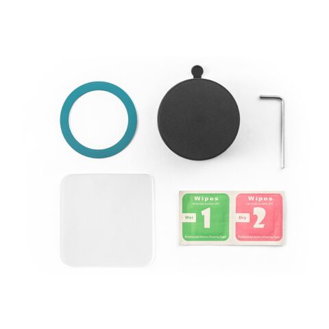 KEPLER. Magnetischer Handyhalter mit Vakuum-Befestigungssystem für glatte und unebene Oberflächen (360°-Drehung) schwarz | ohne Werbeanbringung | Nicht verfügbar | Nicht verfügbar | Nicht verfügbar