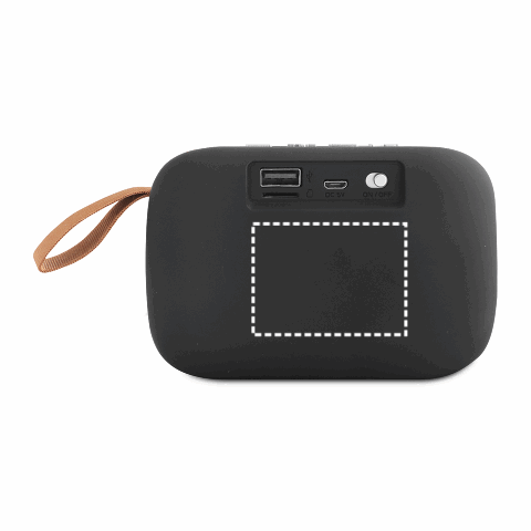 GANTE. Lautsprecher 3W mit 2 Stunden Akkulaufzeit aus Polyester und ABS Grau | ohne Werbeanbringung | Nicht verfügbar | Nicht verfügbar | Nicht verfügbar