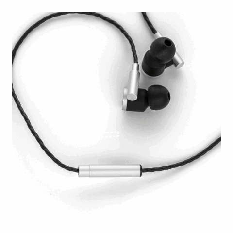 VIBRATION. In-Ear Kopfhörer aus Metall und ABS mit Mikrofon Silber | ohne Werbeanbringung | Nicht verfügbar | Nicht verfügbar | Nicht verfügbar