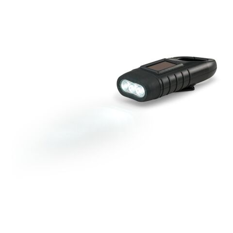 SOLARKY. Kompakte 0.5 W ABS-Taschenlampe mit 3 weißen LEDs mit 90 Lumen schwarz | ohne Werbeanbringung | Nicht verfügbar | Nicht verfügbar | Nicht verfügbar