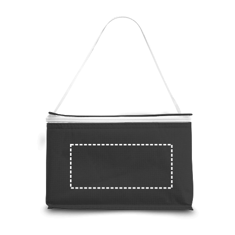 JEDDAH. Kühltasche 3l aus 600D Polyester schwarz | ohne Werbeanbringung | Nicht verfügbar | Nicht verfügbar | Nicht verfügbar