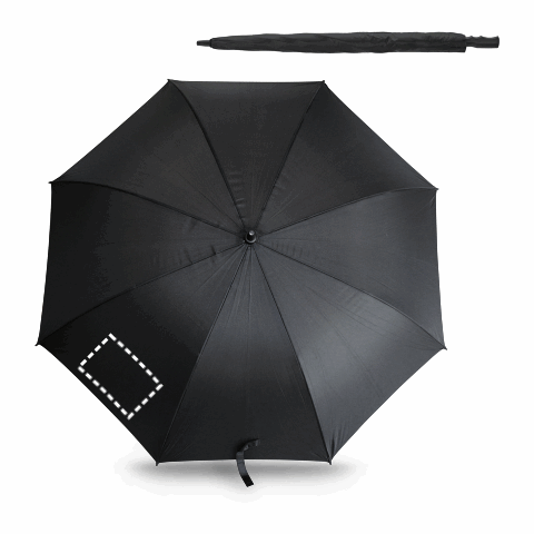 FELIPE. Regenschirm aus 190T-Pongee mit automatischer Öffnung schwarz | ohne Werbeanbringung | Nicht verfügbar | Nicht verfügbar | Nicht verfügbar
