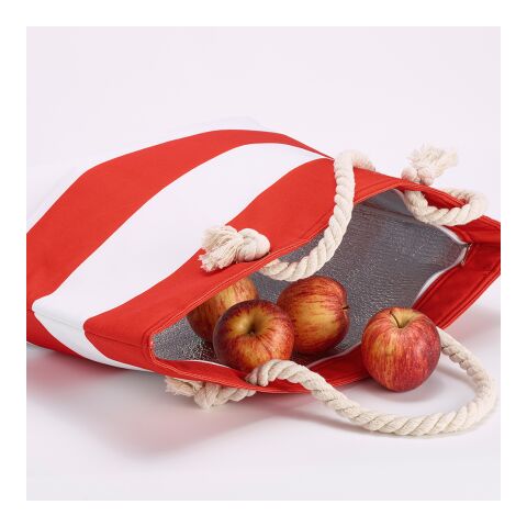 Athens 15L Kühltasche, rPET. Tasche und Tragegriffen aus recy.Baumwolle Rot | ohne Werbeanbringung | Nicht verfügbar | Nicht verfügbar | Nicht verfügbar