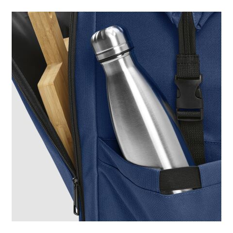 Dublin 28L Kühltasche aus rPET.Fronttasche und zwei Seitentaschen Blau | ohne Werbeanbringung | Nicht verfügbar | Nicht verfügbar | Nicht verfügbar