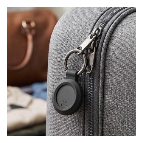 SeekTag Tracker aus rABS. Kompatibel mit Apple und Android Schwarz
