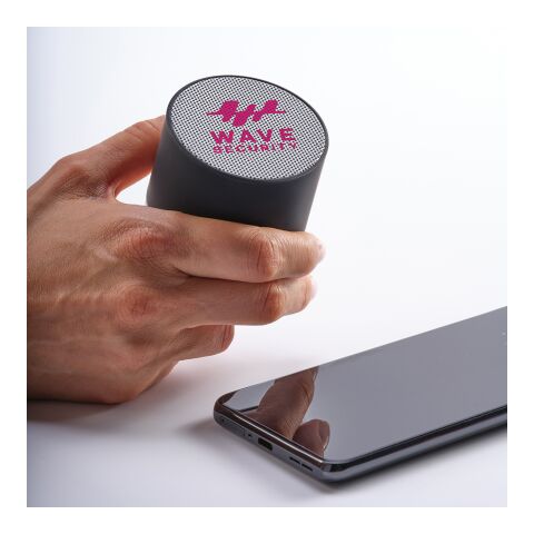 Gauss Lautsprecher aus rABS, 300 mAh. 1,5 Std Spielzeit. 3 W Leistung Schwarz | ohne Werbeanbringung | Nicht verfügbar | Nicht verfügbar | Nicht verfügbar