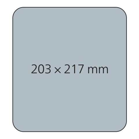 Haftnotiz-Mousepad Haftnotizblock extra groß 203 × 217 mm | ohne Werbeanbringung | Nicht verfügbar | individuell