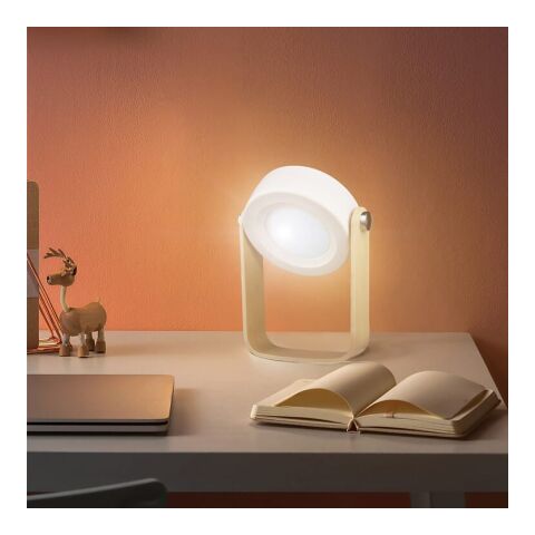 Coollux Multifunktions-LED-Lampe mit Bambusgriff Weiss | ohne Werbeanbringung | Nicht verfügbar | Nicht verfügbar