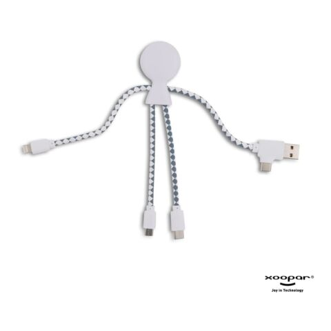 2081 | Xoopar Mr. Bio Charging cable Weiss | ohne Werbeanbringung | Nicht verfügbar | Nicht verfügbar | Nicht verfügbar