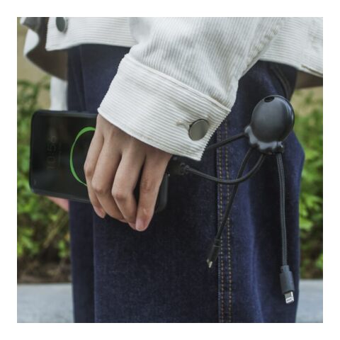 2087 | Xoopar Octopus Charging cable Schwarz | ohne Werbeanbringung | Nicht verfügbar | Nicht verfügbar | Nicht verfügbar