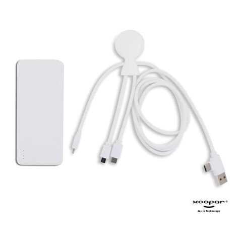 3199 | Xoopar Mr. Bio Powerbank and cable pack 7.000mAh regenbogenfarben | ohne Werbeanbringung | Nicht verfügbar | Nicht verfügbar | Nicht verfügbar