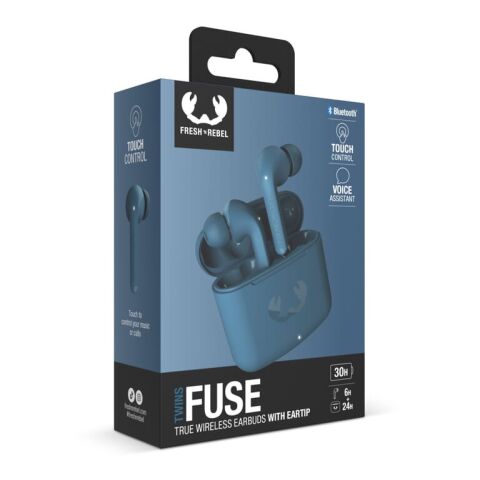 3TW1300 I Fresh 'n Rebel Twins Fuse - True Wireless earbuds Blau / Weiss | ohne Werbeanbringung | Nicht verfügbar | Nicht verfügbar