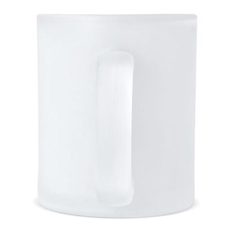 Mallorca Sublimations Becher aus gefrostetem Glas 335ml Transparent | ohne Werbeanbringung | Nicht verfügbar | Nicht verfügbar | Nicht verfügbar