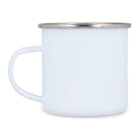 Emaille Becher 350ml Weiss | ohne Werbeanbringung | Nicht verfügbar | Nicht verfügbar