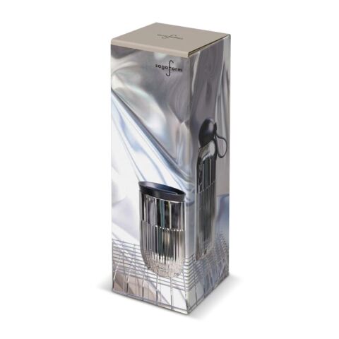 Sagaform Tekla Stahlisolierflasche Chrom (recycelt) 500 ml Chrom