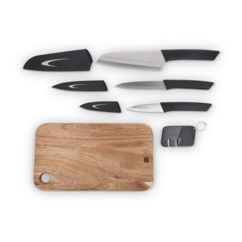 InSideOut 6-teiliges Messerset Chef on the Go Dunkelgrün | Digital Transferdruck | Seite 2 | 260 mm x 80 mm