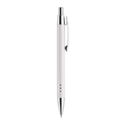 Kugelschreiber in Köcher Weiss | 1-farbiger Tampondruck | in Verlängerung vom Clip | 7 mm x 30 mm | Nicht verfügbar