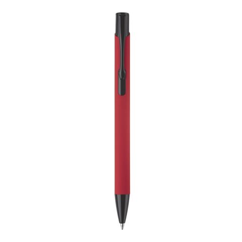 Kugelschreiber Alicante weiche Berührung Rot Weiß-Schwarz | Gravur | 90° vom Clip | 87 mm x 8 mm | Nicht verfügbar