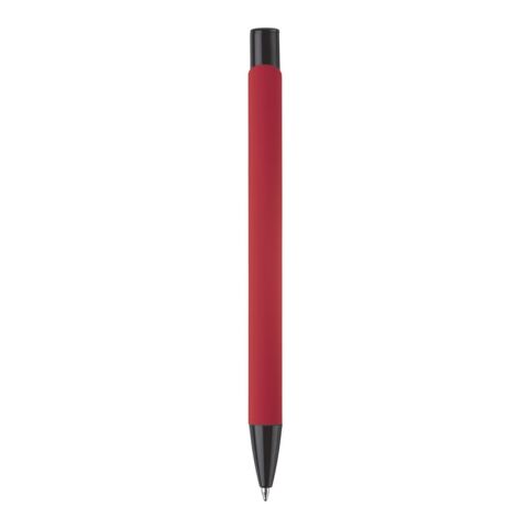 Kugelschreiber Alicante weiche Berührung Rot Weiß-Schwarz | Gravur | 90° vom Clip | 87 mm x 8 mm | Nicht verfügbar