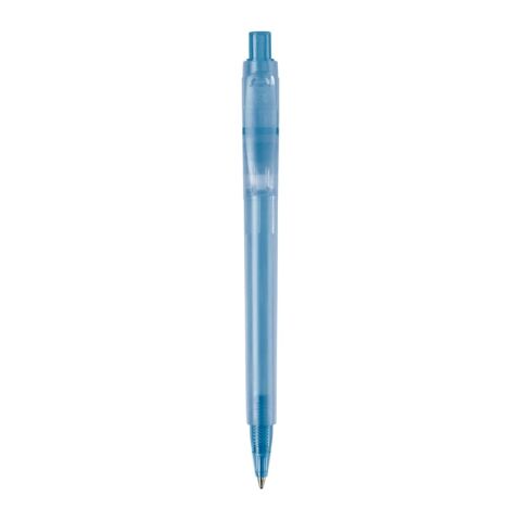 Kugelschreiber Baron '03 Ice Frosty Blau Weiss | 1-farbiger Siebdruck | 180° vom Clip | 45 mm x 25 mm | Nicht verfügbar