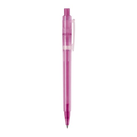 Kugelschreiber Baron '03 Ice Frosty Rosa | 1-farbiger Siebdruck | 270° vom Clip | 45 mm x 25 mm | Nicht verfügbar
