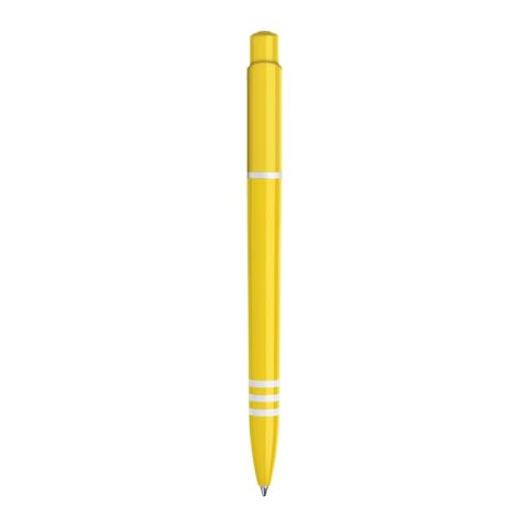 Kugelschreiber Tropic Colour hardcolour Gelb | 1-farbiger Siebdruck | 90° vom Clip | 45 mm x 25 mm | Nicht verfügbar