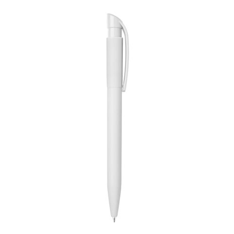 Kugelschreiber S45 Bio hardcolour Weiss | 1-farbiger Siebdruck | in Verlängerung vom Clip | 45 mm x 25 mm | Nicht verfügbar