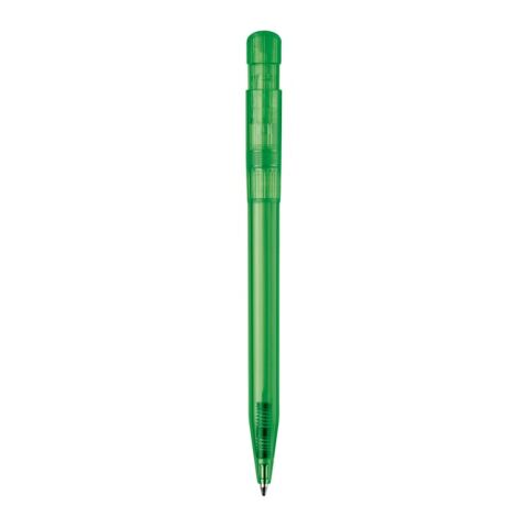 Kugelschreiber S45 Clear Transparent Grün-Grün | 1-farbiger Tampondruck | 90° vom Clip | 45 mm x 8 mm | Nicht verfügbar