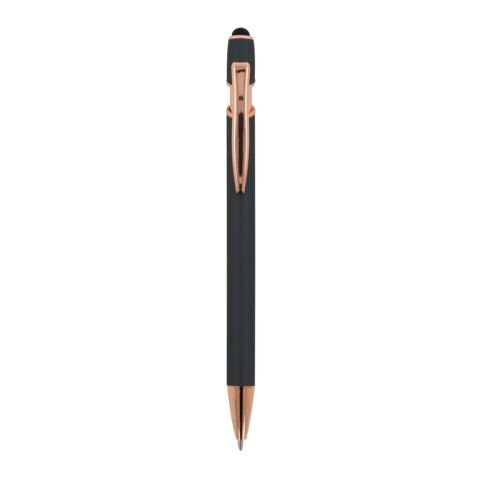 Kugelschreiber Paris Deluxe Metall gummiert Grau | Gravur | 270° vom Clip | 87 mm x 8 mm | Nicht verfügbar