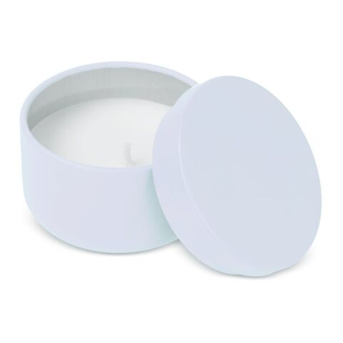 Asana unparfümierte Kerze auf Pflanzenbasis in recycelter Dose Weiss | ohne Werbeanbringung | Nicht verfügbar | Nicht verfügbar