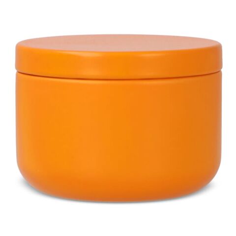 Asana unparfümierte Kerze auf Pflanzenbasis in recycelter Dose Orange | ohne Werbeanbringung | Nicht verfügbar | Nicht verfügbar