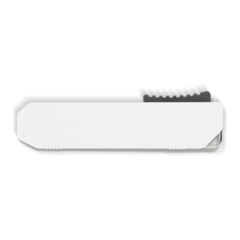 Klappbare Reiseschere Weiss | 1-farbiger Tampondruck | Seite 1 | 65 mm x 8 mm