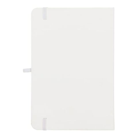 Notizbuch Olmo Hardcover PU A5 mit Haftnotizen Weiss