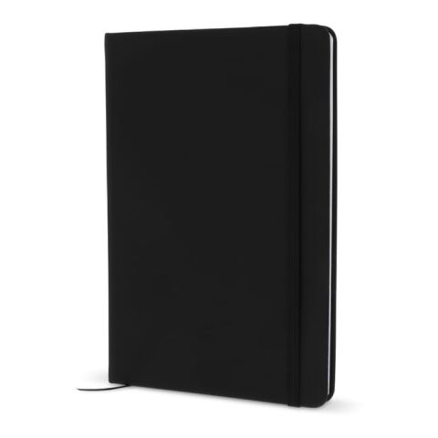 Notizbuch A5 PU mit FSC Rasterpunktseiten Schwarz | ohne Werbeanbringung | Nicht verfügbar | Nicht verfügbar