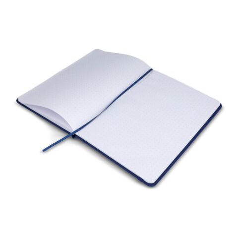 Notizbuch A5 PU mit FSC Rasterpunktseiten Dunkelblau | ohne Werbeanbringung | Nicht verfügbar | Nicht verfügbar