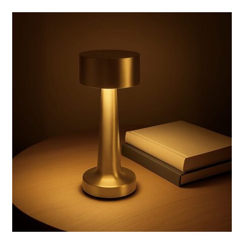 Lumo Tischleuchte mit 3 Lichtmodi und dimmbar Gold | ohne Werbeanbringung | Nicht verfügbar | Nicht verfügbar